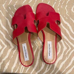 Andrea Carrano Italian Red Sandals